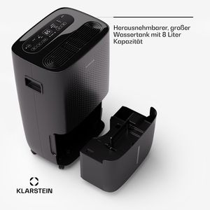 Déshumidificateur Commercial 60L par Jour avec Contrôle WiFi via Application, Compresseur Portable et Vidange Continue, Noir - Product Image 5