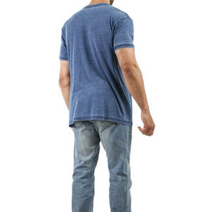 Personalizada de alta calidad 100% algodón Burnout camiseta para hombres superventas precio barato hombres Burnout camisetas - Product Image 5