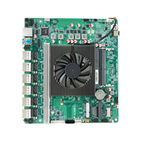 Carte mère intégrée B450 X99 H61 ATX ITX pour ordinateur de bureau, ordinateur portable, serveur, RAM DDR4 jusqu'à 32 Go, 6 ports RJ45 LAN