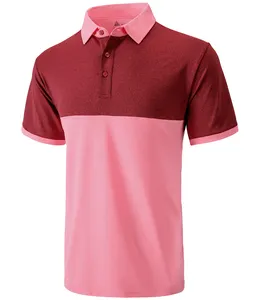 सर्वश्रेष्ठ गुणवत्ता ग्रीष्मकालीन गोल्फ पहनने वाले पुरुषों के नॉट पोलो के लिए लघु आस्तीन वाली आकस्मिक शर्ट