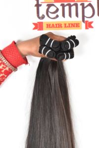 ผมต่อแบบมนุษย์สำหรับผู้หญิงผิวดำผมลอนแบบไม่ผ่านกระบวนการทางเคมีผลิตในเวียดนาม - Product Image 4