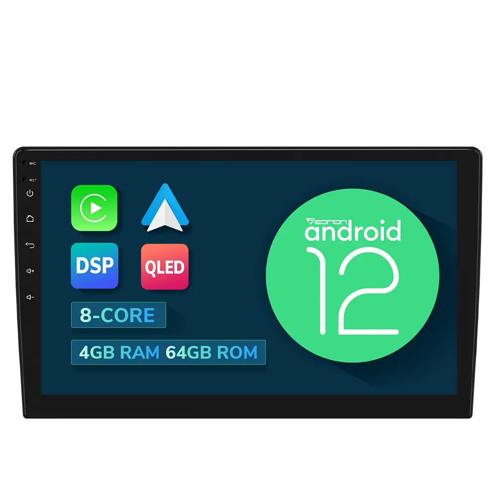 Eonon 10.1 Inch Phổ Android Xe Stereo Với DSP Apple Carplay Android Tự Động 6GB RAM Màn Hình Cảm Ứng Xe Stereo