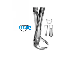 Fórceps de extracción de acero inoxidable de alta calidad, molares inferiores 99 1/4, exportadores y fabricantes - Product Image 2
