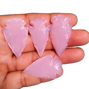 Punta de flecha de cristal Rosa natural, piedra natural, Ágata curativa, puntas de flecha de cristal reiki, venta al por mayor - Product Image 2