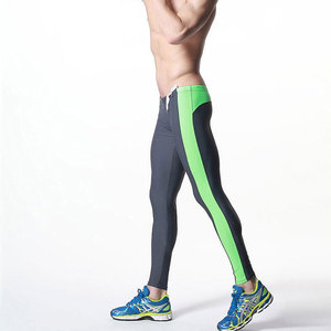 เลกกิ้งออกกำลังกายผู้ชายรุ่นใหม่ปี 2024 ผลิตตามสั่งสำหรับผู้ใหญ่ ผ้าถักทอจากใยฝ้าย/ใยไผ่ ระบายอากาศได้ดี ป้องกันแบคทีเรีย ไร้ตะเข็บ - Product Image 2