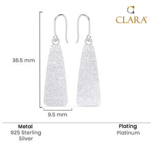Boucles d'oreilles pendantes en argent sterling 925 de qualité supérieure pour femmes et filles, accessoire de mode - Product Image 5