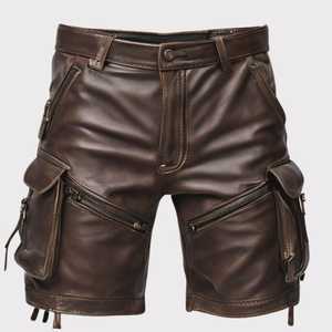 Customized Cotton Men's Casual Shorts Breathable Quick Dry Drawstring Closure Vintage Decoration <b>Mid</b> Waist Customizable Fabric - Product Image 6