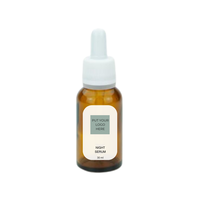 Sérum de Nuit Anti-Âge Visage, Corps et Lèvres, Fournisseur Italien Marque Blanche, au Beurre de Karité Liquide et Vitamine E, Nourrissant, Biologique et Végétalien