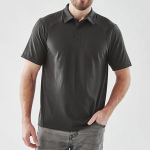 POLO de punto gris sólido personalizado de la mejor calidad para hombre con patrón Venta en línea - Product Image 1
