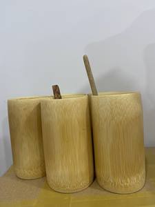 Meilleur vendeur tasse en bambou réutilisable de haute qualité commandes en gros écologiques et durables bienvenue - Product Image 5