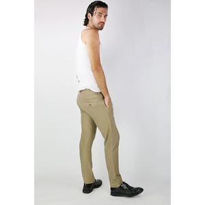 Brandon Pantalon kaki léger Logo anti-boulochage Fermeture à glissière et décoration plissée personnalisées Taille XL à 6XL Style de bureau chaud - Product Image 2