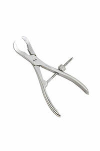 <b>Small</b> Manual Reduction Forceps Spin Lock Serrated Jaws Stainless Steel High Quality CE Certified Orthopedic Surgical Instrument - Product Image 3