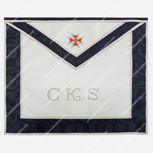 Maçonnique Regalia Scottish Rite AASR Tablier en cuir 30e degré Accessoire vestimentaire - Product Image 1