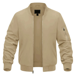 Chaqueta Bomber de Lona para Hombre, Diseño Urbano y Elegante, Cortavientos, Ligera, Cómoda, para Salidas Casuales de Invierno, Estilo Moderno Vintage - Product Image 6