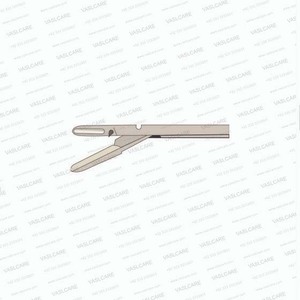Pince laryngée Jurasz 23 cm à embouts ovales courbés et directionnels – Instrument chirurgical pour cordes vocales et polypes – Pince de préhension ORL - Product Image 3