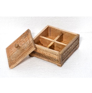 Caja de especias de madera de primera calidad, armario de cocina, polvo de almacenamiento, especias y hierbas para el hogar y el restaurante, accesorios de cocina 2025 - Product Image 5