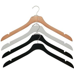 Cintre en bois de pin naturel | Cintres en bois durables pour chemises, costumes et robes - Product Image 3