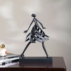 Chiffres modernes légers de luxe et créatifs en fonte pour la maison - Product Image 5