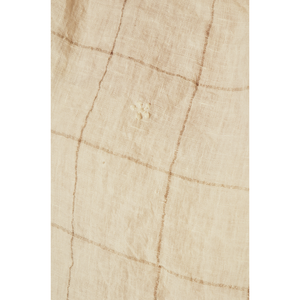 AISHANI Ladies Ivory <b>Linen</b> Check <b>Tank</b> <b>Top</b> Breathable 100% <b>Linen</b> Vintage Western Style One Size & XL Available for Spring Season - Product Image 2