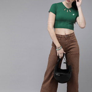 Camiseta Corta Informal, Ecológica, Ligera y Transpirable, de Calidad Profesional, Tejido de Felpa, para Todas las Temporadas, para Mujer - Product Image 5