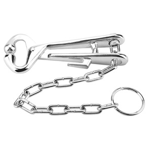 Ventes chaudes ShanBro, support pour taureau en acier inoxydable vétérinaire, modèle sans chaîne HK-476, instruments chirurgicaux pour soins des animaux - Product Image 2