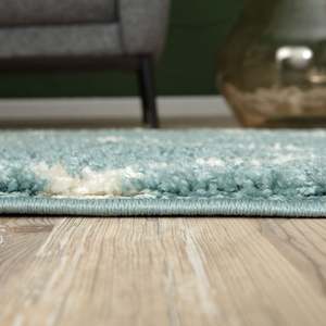 Tapis shaggy bleu marocain Netline Home Duck Egg 750 - Product Image 5