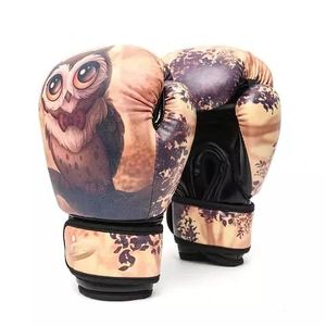 2023 gants de boxe professionnels Logo personnalisé en cuir de vachette PU différentes tailles 6oz 8oz 12oz 14oz 16oz pour l'entraînement de kick boxing - Product Image 4