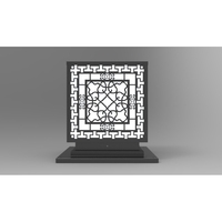 DTC.001.02 Lampe de poteau LED en aluminium et verre avec indice de protection IP65, garantie de 5 ans, durée de vie de 50 000 heures