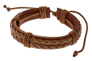 Extra Premium Unisex Hecho a mano Pulsera de cuero genuino Diseño de desgaste cómodo Tasación de diseño premium - Product Image 2