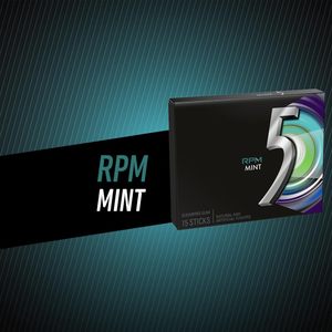 หมากฝรั่ง 5 แพ็ค แบบแพ็คใหญ่, หมากฝรั่งไร้น้ำตาลรสเปรี้ยวมินต์ RPM แบบแพ็คใหญ่, 15 ชิ้น (แพ็ค 10 กล่อง) - Product Image 5