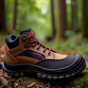 Sherpa S3 EN20345 Leather Safety <b>Boots</b> Size 39 <b>Brown</b>/Red-Remisber - Product Image 3