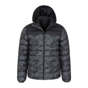 Chaqueta acolchada ajustada a la moda para hombre para ropa de invierno Nuevo diseño de tendencia superior con cuello levantado y logotipo frontal - Product Image 5
