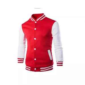 2023 personnalisé Letterman broderie varsity vestes fabricant de vêtements décontracté blanc Baseball vestes pour hommes - Product Image 3