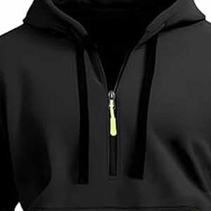 Sudadera con Capucha Táctica Negra para Hombre, Chaqueta con Capucha Informal y Funcional, Ropa de Calle para Invierno - Product Image 6