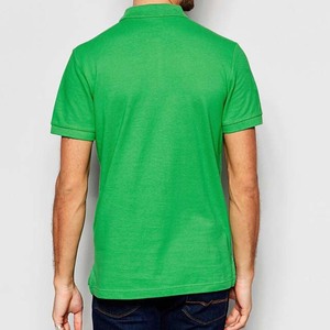 Vêtements pour hommes à manches courtes personnalisés OEM de couleur unie polos vêtements d'été chemises pour hommes respirantes de grande taille en coton de qualité supérieure - Product Image 5