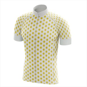 Impression par sublimation couleur personnalisée fermeture éclair manches courtes maillot de vélo de cyclisme avec poche haute qualité OEM conception d'équipe hommes court - Product Image 5