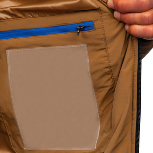 Chaquetas acolchadas de alta calidad para hombre con impresión de logotipo personalizado Servicio OEM Nueva llegada Material de plumón transpirable para invierno - Product Image 5