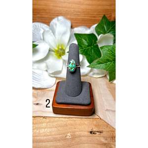 Sheryl Martinez Highgrade Kingman <b>Turquoise</b> & Sterling Silver <b>Ring</b> for Everyday Wear - Product Image 2