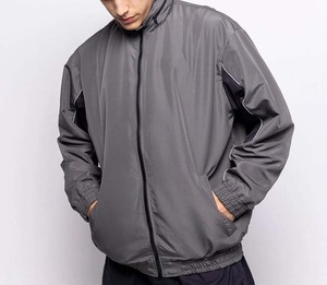Veste coupe-vent décontractée respirante pour l'extérieur, grande taille, mode décontractée, légère, anorak coupe-vent, 100% polyester - Product Image 4