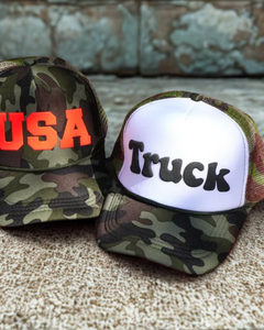 หมวกกีฬาลายพรางระบายอากาศ5แผงแผงด้านหน้าเป็นโฟมตาข่ายปากกว้างโค้งสำหรับการแสดงที่ทันสมัยพิมพ์โลโก้ออกแบบได้ตามต้องการ - Product Image 2