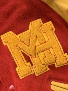 Custom Chenille Embroidery Leather Sleeve Baseball Letterman Outdoor Bomber <b>Jumper</b> Jacket <b>Women</b> <b>for</b> Men Collage Jacket 2025 - Product Image 4