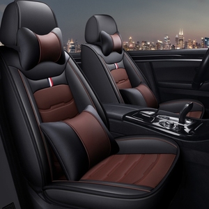 Sarung Jok Mobil Kulit Universal untuk Mobil 5 Kursi, Set Lengkap Pelindung Interior Mobil - Product Image 3