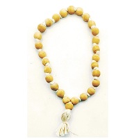 Tulsi Radhe Mala 108 perles originales pour hommes et femmes perles de prière testées en laboratoire Tulsi Radhe Mala (Radhe Mala 108 perles)