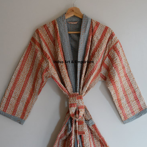 Venta al por mayor indio hecho a mano kantha Chaqueta de algodón Jaipuri Vintage algodón Kantha chaqueta sin mangas Reversible indio hecho a mano Kanth - Product Image 3