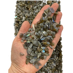 Puce de Labradorite en cristal pierre en vrac puces de pierres précieuses brutes puce de pierre dégringolée cristal de guérison naturel graviers cailloux agate - Product Image 3