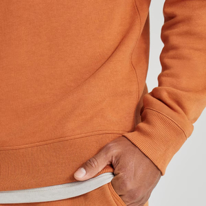 Survêtement de jogging sur mesure pour hommes de taille supérieure XL, couleur unie et à la mode, avec logo personnalisé, survêtement de style dernier cri pour hommes - Product Image 5