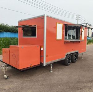Remolque multifunción móvil de 8m Remolque de concesión de camión de comida de nueva condición con núcleo de motor a la venta ahora. - Product Image 1