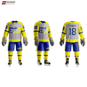 OEM personnalisé meilleure qualité séchage rapide réversible hockey sur glace uniforme pour adultes ensembles style - Product Image 6