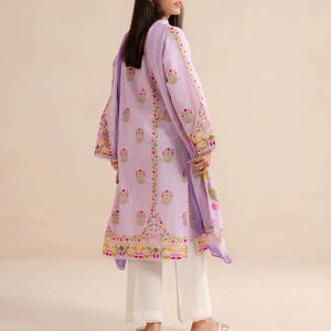 Salwar Kameez Pakistaní de Alta Calidad, Diseño Formal con Dupatta, Salwar Kameez de Algodón Pakistaní - Product Image 3