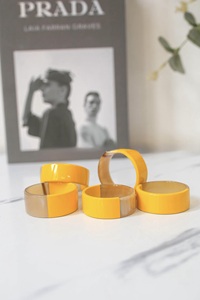 Servilleteros de Cuerno de Búfalo, Porta Servilletas Redondos para Hoteles de Lujo, Restaurantes y Mesas de Boda, Alta Calidad - Product Image 6